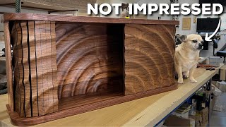 Is this woodworking Whiskey Cabinet with Sliding Tambour Doors [upl. by Louis268]