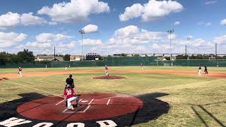 Lead off double to start the game [upl. by Nyltiak]