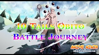 Anime Ninja  10 Tails Obito Battle Journey  Naruto Game  Browser Online Game [upl. by Ahsam462]