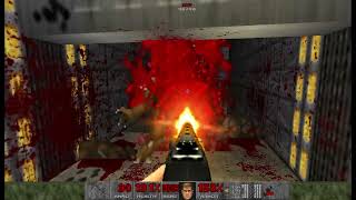 Brutal Doom  KneeDeep in the Dead  Tactical  Hard Realism  Phobos Lab E1M5 [upl. by Ahseik]