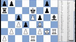 Candidates 2014 Round 8 Svidler vs Karjakin Kings Indian Attack [upl. by Leonteen]