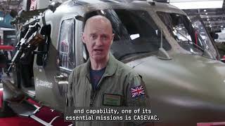 DSEi23  AW149 CASEVAC Capability [upl. by Novyad]