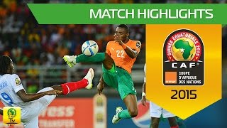 DR Congo  Côte dIvoire  CAN Orange 2015  04022015 [upl. by Nonohcle321]