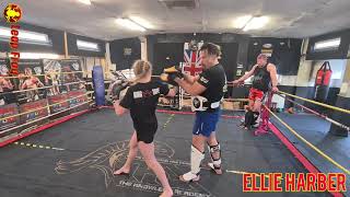 Ellie Harber has been putting in some serious Muay Thai work in with Lyndon Knowles [upl. by Player873]