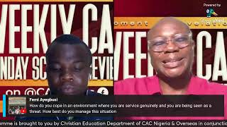 LIVE BROADCAST OF CAC WEEKLY CAC SUNDAY SCHOOL PREVIEW  SATURDAY SEPTEMBER 21 2024 [upl. by Ahseiat111]