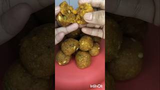 Aakhir bana hi liye  Instant laddu for Diwali diwalispecial diwali shortsfeed [upl. by Auqinahc]