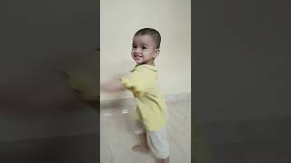 Baby in dance mode with full energy cutestmoments babyactivites shorts cutebabymoments funny [upl. by Orren]