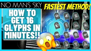 Best Way to Get ALL 16 PORTAL GLYPHS In Minutes  No Mans Sky 2023 [upl. by Laicram471]