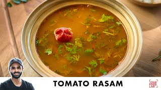 Tomato Rasam Recipe  उडुपी रसम  Homemade Rasam Powder Recipe  Chef Sanjyot Keer [upl. by Vin147]