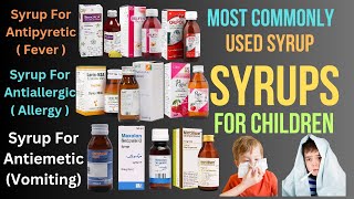 Children’s Syrups for Fever Allergy and Vomiting [upl. by Silevi]