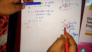 Electromagnetics Lecture2 Vector Calculus Cylindrical coordinate System [upl. by Enner]