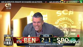 Benfica 21 Sporting  Golo CMTV [upl. by Legyn]