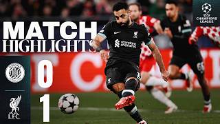 Highlights Girona 01 Liverpool  Mo Salah winner [upl. by Anomar]