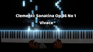 Clementi Sonatina Op 36 No 1 Vivace [upl. by Lorola631]