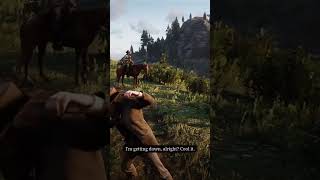 RDR2  THE HORSE THIEFS DOWNFALL😱shortsfeed gaming rdr2 gameplay [upl. by Aubrey]