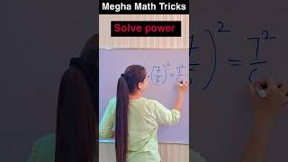 Solve power 👌 maths power easy useful important shorts ytshorts viral trending [upl. by Doehne868]