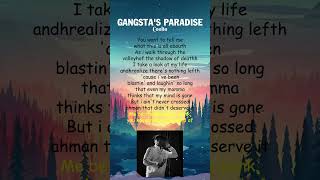 Coolio  Gangstas Paradise Lyrics shorts [upl. by Yun]