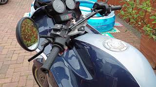 BMW R1150R Test fahren  BMW R 1150 R test drive  BMW R1150R Windschild hoch [upl. by Ayor]