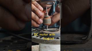 DC motor with magnet 🧲 unique motor diy dcmotor ideas howtomake experimentideashortstrending [upl. by Hoo]