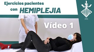 Ejercicios de rehabilitación para pacientes con hemiplejia VÍDEO 1  Volteos y transferencias [upl. by Esinaj]