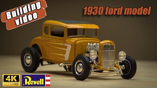 1930 ford model a coupe revell  Build video [upl. by Butta552]