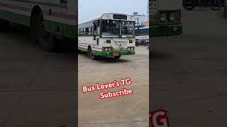 Manthani depotPALLE VELUGUBusGodavarikhani To BhupalpallyTGSRTC [upl. by Anaud]