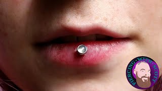 The Whole Truth  Reverse Vertical Labret Piercing [upl. by Nahtnanhoj]