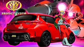 TOYOTA AURIS ll Char Aznable Commercial [upl. by Tavi271]