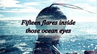 Lyrics Billie Eilish  Ocean Eyes Astronomyy Remix [upl. by Saiasi]