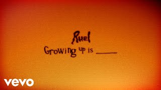 Ruel  GROWING UP IS  Lyric Video [upl. by Hui486]