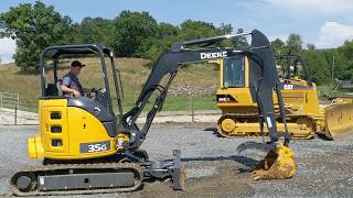 2016 Deere 35G Mini ExcavatorTrack Hoe Running amp Operating Video [upl. by Hardigg3]