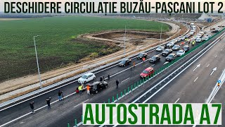 AUTOSTRADA A7 Deschidere circulatie Buzau  Focsani lot 2  20112024 [upl. by Akins533]