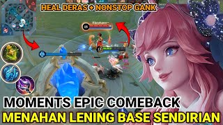 MOMENTS EPIC COMEBACK 🥶 MENAHAN LANING BASE SENDIRIAN  NEW FLORYN HEAL DERAS PERANG NONSTOP [upl. by Newcomb]