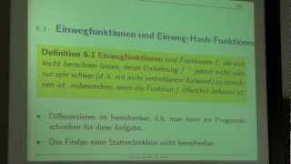 Datensicherheit Vorlesung Nr 12 [upl. by Melc675]