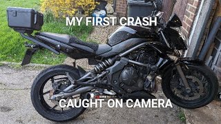 My first crash Caught on Camera It is less spectacular than it sounds [upl. by Myrtie]