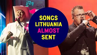 Eurovision Songs Lithuania Almost Sent 1999  2024  Second Places in Lithuanian National Finals [upl. by Ellehcirt407]