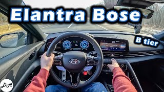 2023 Hyundai Elantra – Bose 8speaker Sound System Review [upl. by Donahoe]