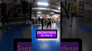 Snap Down Defense For Wrestling amp JiuJitsu bjjlifestyle bjjlife bjj bjjnogi [upl. by Atrice]