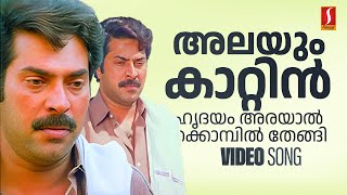 Alayum Kaattin Hrudayam Remastered Video Song Mammootty  Geetha  K J Yesudas  SP Venkitesh [upl. by Rastus]