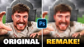 How to Create a MrBeast Thumbnail in Photoshop  PSD [upl. by Newol744]