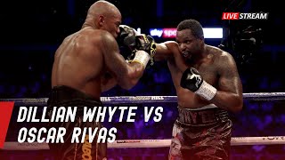 FIRST ROUND KNCOKOUT DILLIAN WHYTE ENGLAND VS OSCAR RIVAS COLOMBIA  BOXING FIGHT HIGHLIGHTS [upl. by Ecaroh]