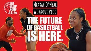 An Exclusive Look into Mearah ONeal Workout Training With Former NBA Player Moochie Norris [upl. by Aicssej]