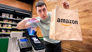 La Tienda de AMAZON en la que Pagas con Tu MANO ✋🛍️ [upl. by Sondra155]