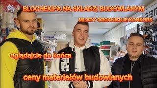 CENY MATERIAŁÓW BUDOWLANYCH BUDOWA DOMU BLOCHEKIPA W AKCJI [upl. by Brause]