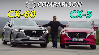 Mazda CX5 vs Mazda CX60 CX70 comparison REVIEW [upl. by Aneen]