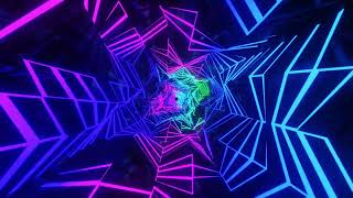 Abstract Background Video 4k Metallic Color Changing Tunnel VJ LOOP NEON Satisfying Calm Wallpaper [upl. by Hearn577]