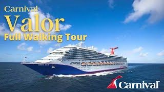 Carnival Valor Cruise Ship Full Tour amp Review 2024 Popular Carnival Cruise Ship [upl. by Cohn]