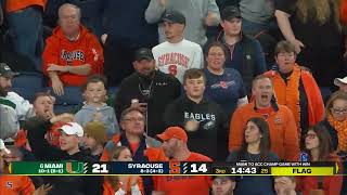 Highlights  Syracuse vs Miami [upl. by Kcinimod906]