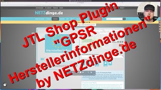 JTL Shop Plugin quotGPSR Herstellerinformationenquot by NETZdingede [upl. by Ritter523]