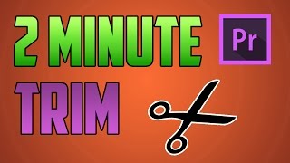 Premiere Pro CC  How to Trim and Cut Video with Shortcuts [upl. by Aible]